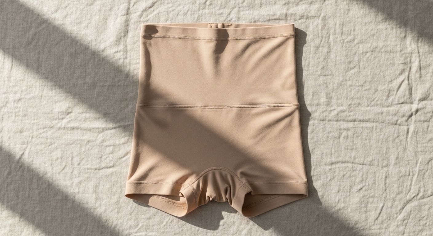 Nude high-waist shapewear shorts, everyday rotation